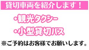 沖縄の貸切車両を紹介します